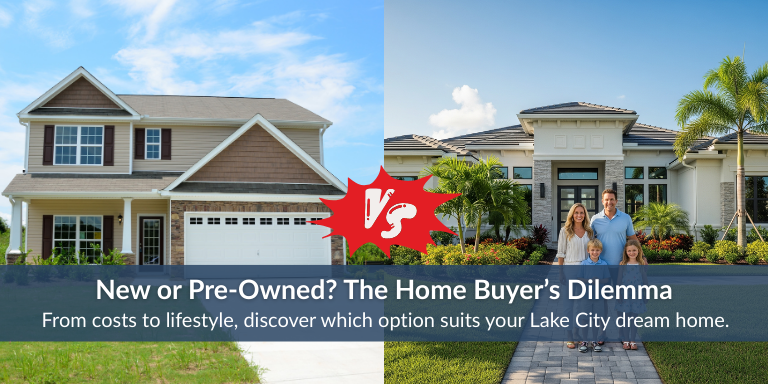 comparing new and pre-owned homes, guide by Sparks Construction