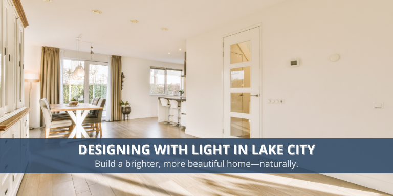 Bright custom home interior with natural light in Lake City, FL